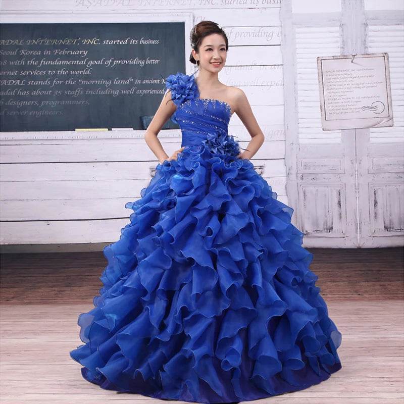MAIYA LILY Candy Color Quinceanera Dresses - Plus Size Tiered Ball Gown - Buy Center US