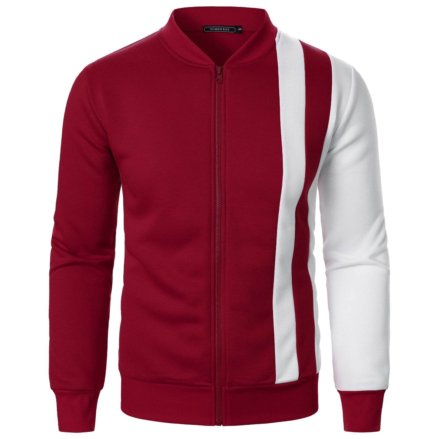 Casual Long Sleeve Zipper Gym Blazer - Men's Spring & Fall Jacket - Buy Center US