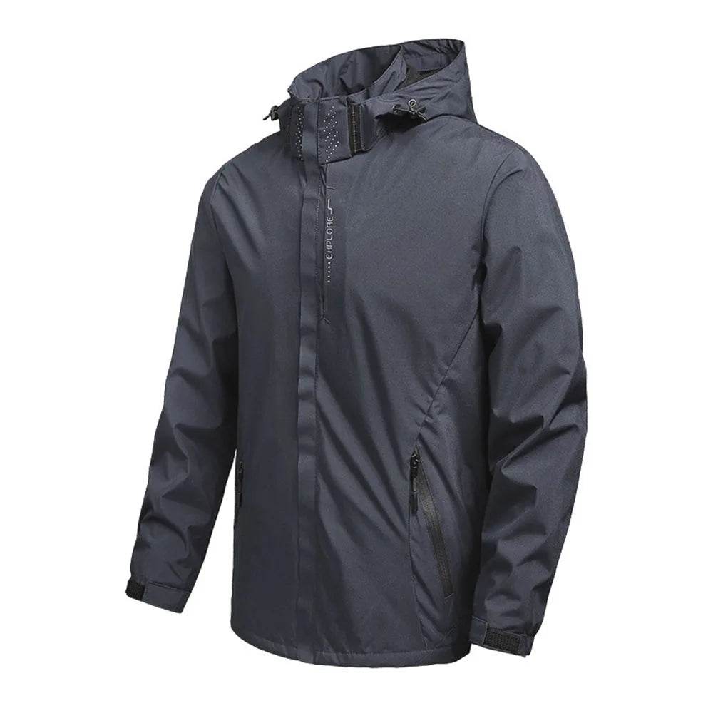 FURCW Men's Waterproof Rain Jacket - Lightweight Hooded Outdoor Coat - Buy Center US