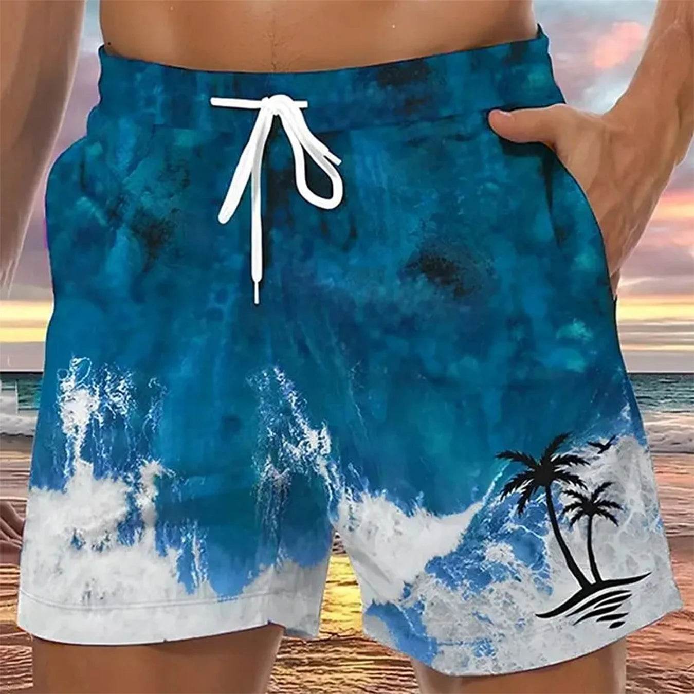 Colorful Summer Hawaiian Beach Shorts - Casual Surfing Trunks for All - Buy Center US