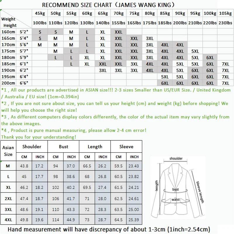 Men's Slim Fit Plaid Blazer - Casual Spring Autumn Fashion Coat - Buy Center US