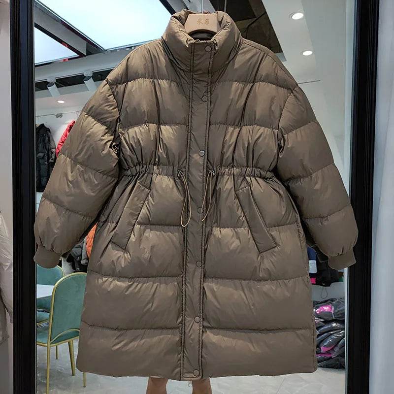 LAJWMPLXLSC Women's Winter Parka - 90% White Duck Down, Thick Warm - Buy Center US