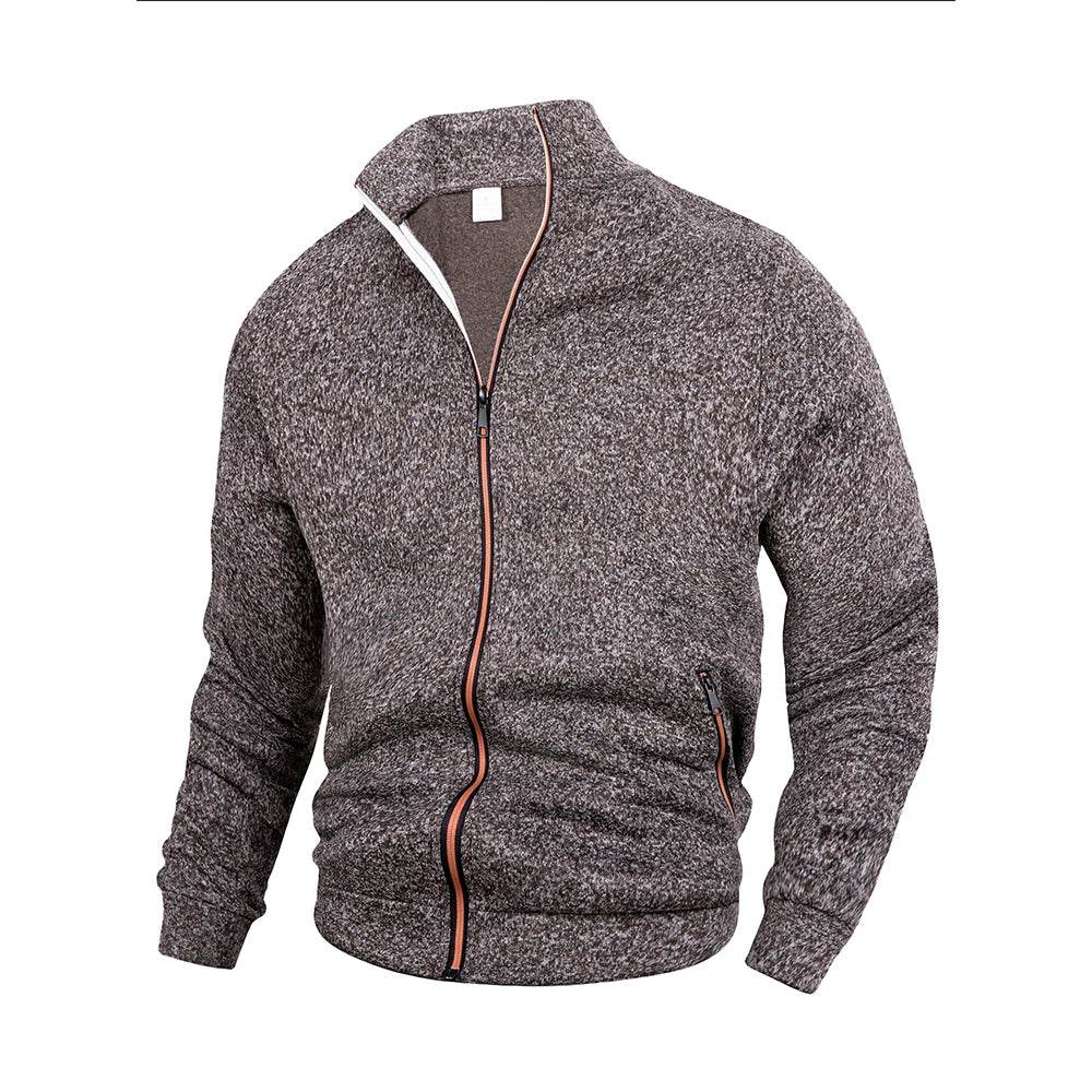 Men's Casual Stand Collar Zipper Jacket - Spring & Autumn Windbreaker - Buy Center US
