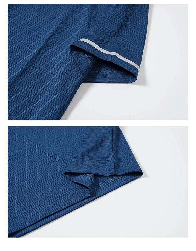 LANE JT Summer Polo Shirt - Fashionable Ice Silk Quick Dry, Short Sleeves - Buy Center US