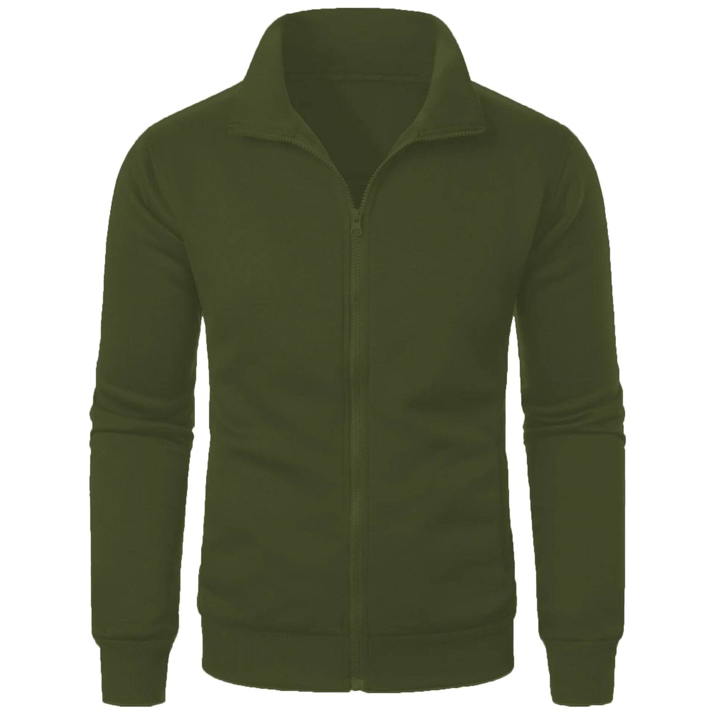 MRMT Men's Stand-Up Collar Jacket - Casual Hoodless Zipper Coat - Buy Center US