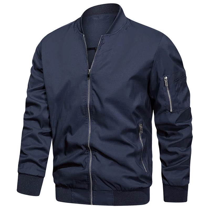 ReFire Gear Men's Lightweight Bomber Jacket - Casual Spring & Autumn Style - Buy Center US