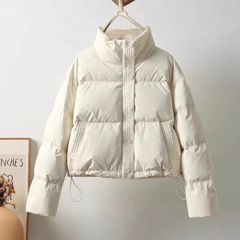 Heliar Women's Vintage Cotton-Padded Jacket - Thickened, Warm Hoodless - Buy Center US