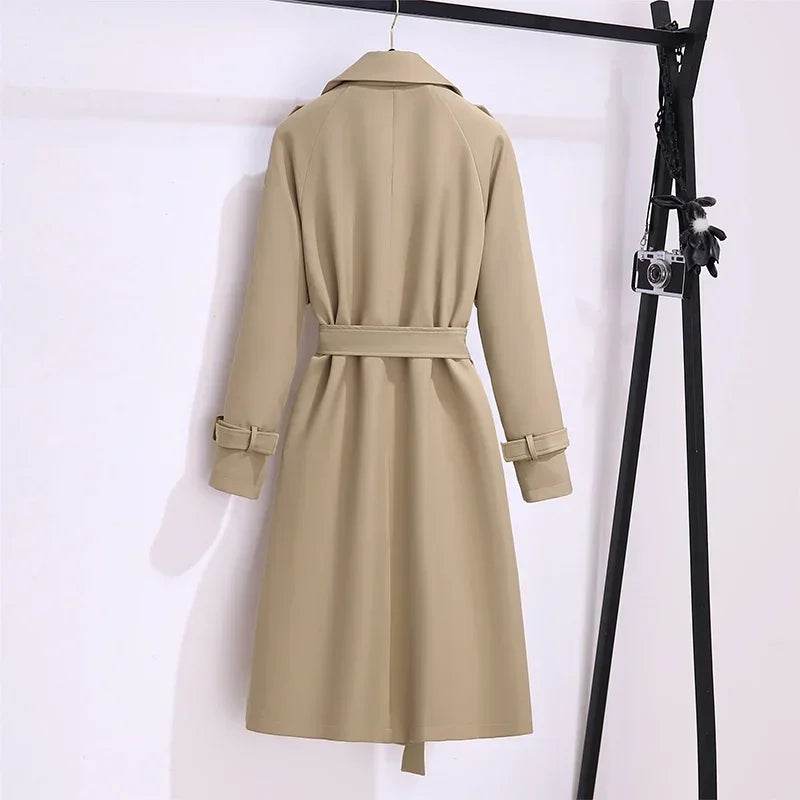 YIHERMIC Women’s Double Breasted Trench Coat - Stylish Autumn Jacket - Buy Center US