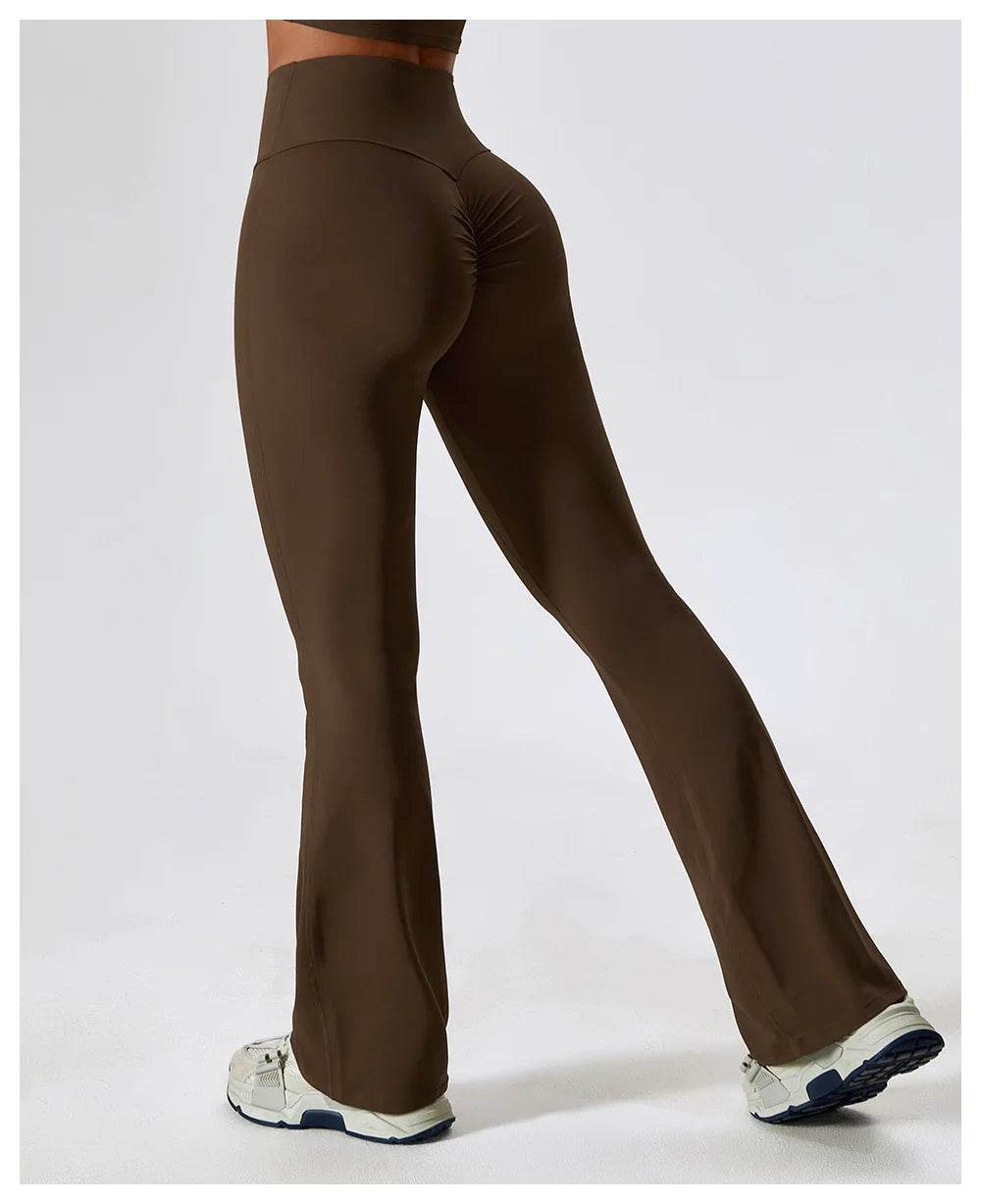 Seafanny Women's Flare Leggings - High Waist Yoga Trousers - Buy Center US