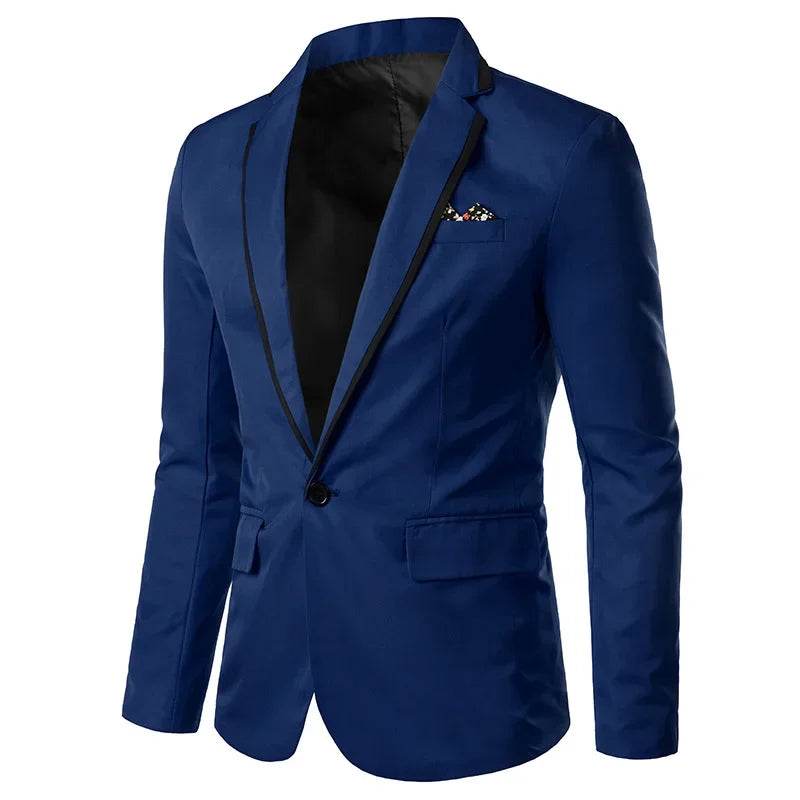 2023 Slims Men's Western Blazer - Stylish Solid Color for Casual Wear - Buy Center US