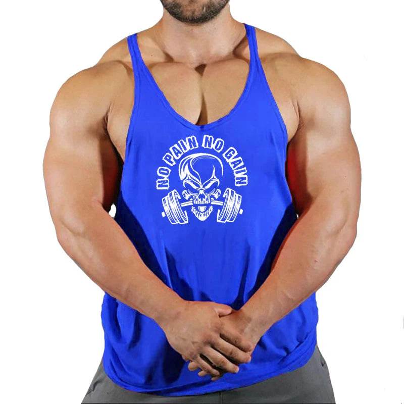 2024 Cotton Sleeveless Tank Tops for Men - Casual Bodybuilding Vest - Buy Center US