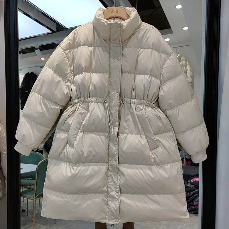 LAJWMPLXLSC Women's Winter Parka - 90% White Duck Down, Thick Warm - Buy Center US