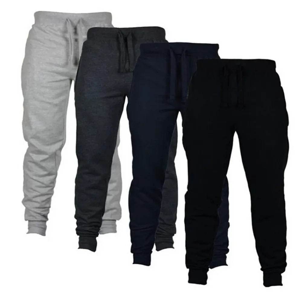 2023 Men's Casual Joggers - Fleece Sportswear Bottoms for Fitness - Buy Center US