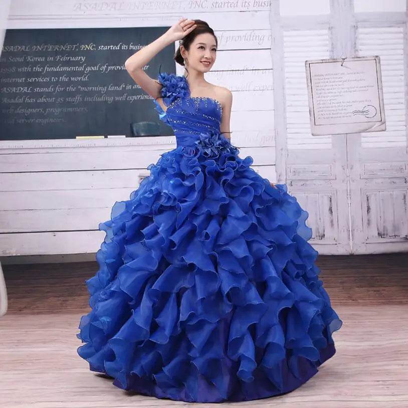 MAIYA LILY Candy Color Quinceanera Dresses - Plus Size Tiered Ball Gown - Buy Center US