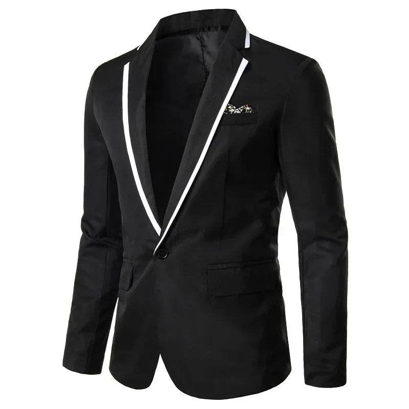 2023 Slims Men's Western Blazer - Stylish Solid Color for Casual Wear - Buy Center US