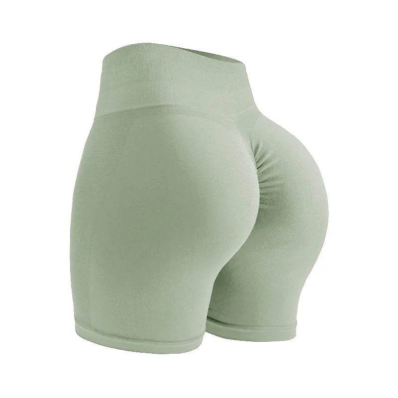 GPBD Women's High Waist Seamless Yoga Shorts - Push Up Fitness Style - Buy Center US
