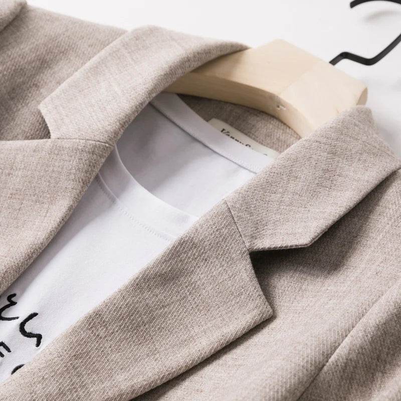 Ladies Casual Plaid Blazer - All Season Business Office Wear - Buy Center US