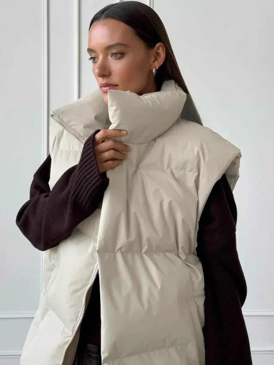 Wolfeel Women's Thicken Cotton Vest Jacket - Casual Winter Parka - Buy Center US