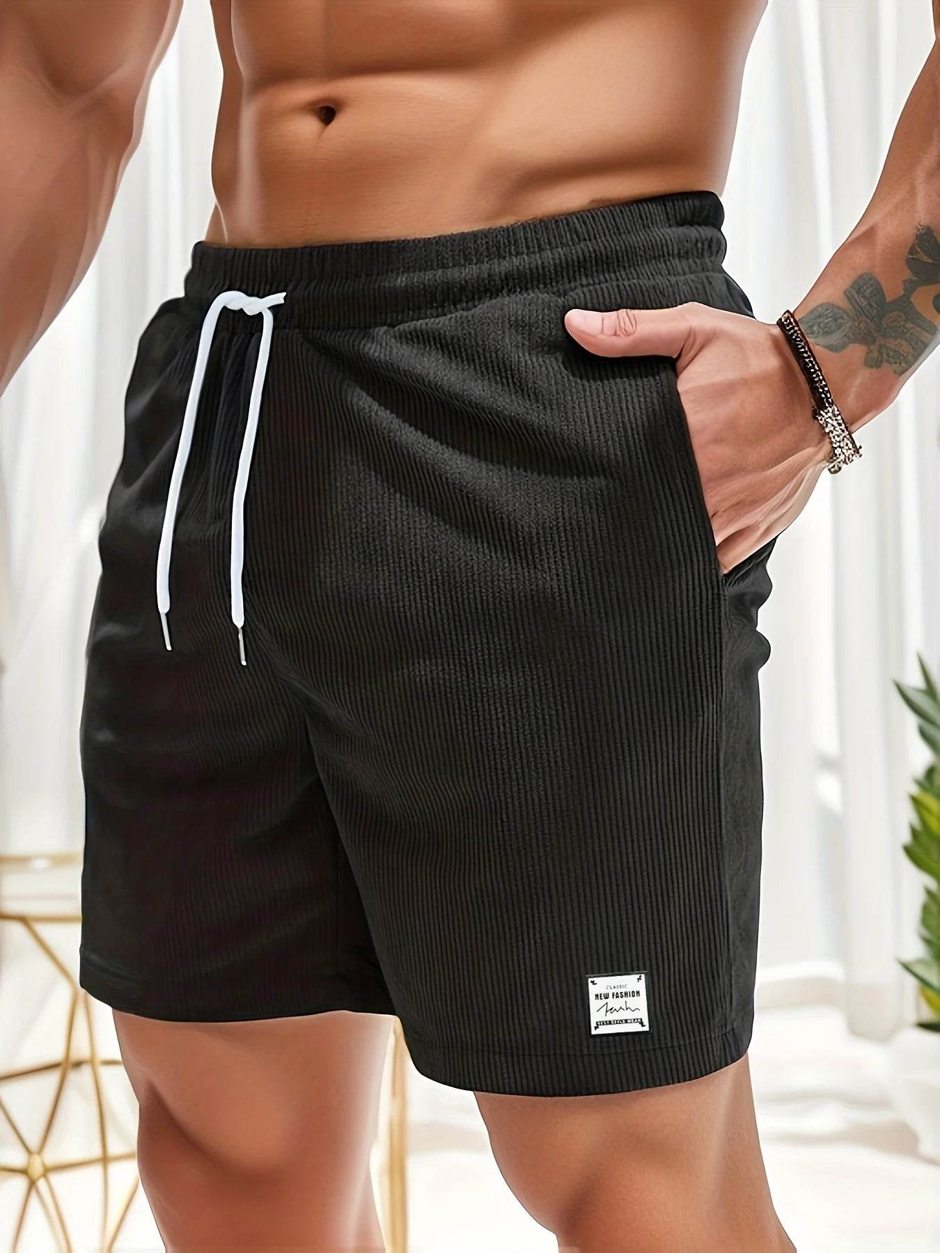 Men's Summer Casual Shorts - Comfortable Elastic Waist, Breathable Design - Buy Center US