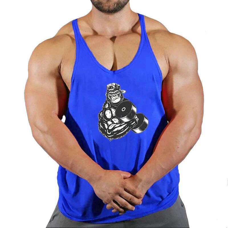 Men's Casual Gym Tank Top - Sleeveless Fitness Vest for All Seasons - Buy Center US