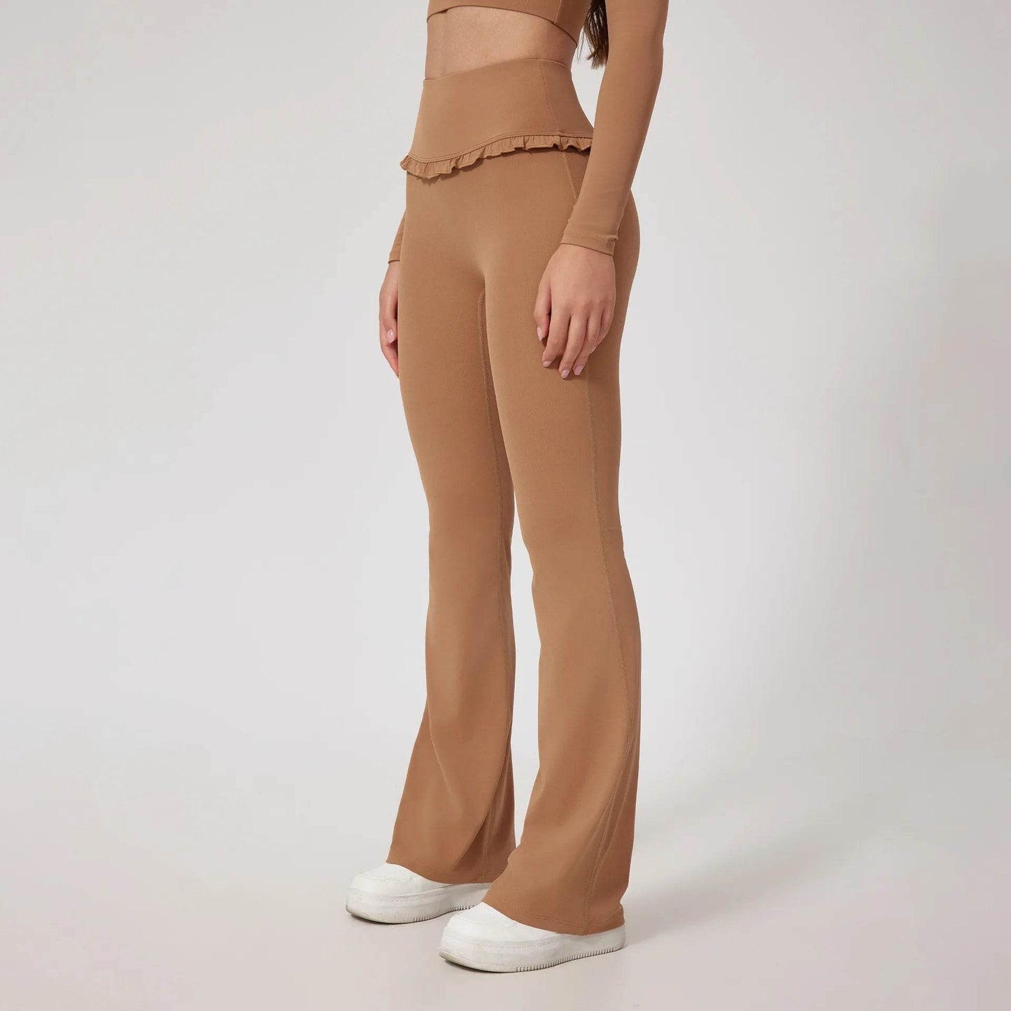 Mr.Nut Women's Workout Flare Pants - Soft, High Elastic, Breathable - Buy Center US