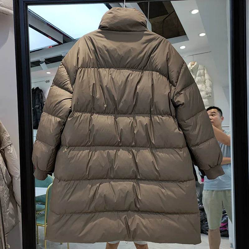 LAJWMPLXLSC Women's Winter Parka - 90% White Duck Down, Thick Warm - Buy Center US