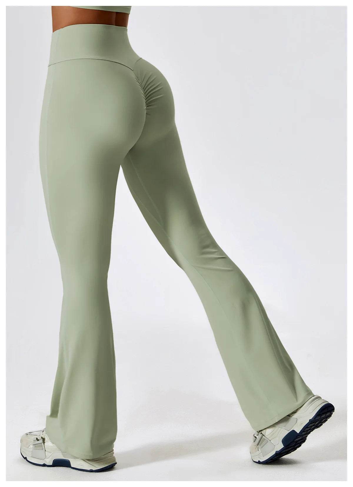 Seafanny Women's Flare Leggings - High Waist Yoga Trousers - Buy Center US