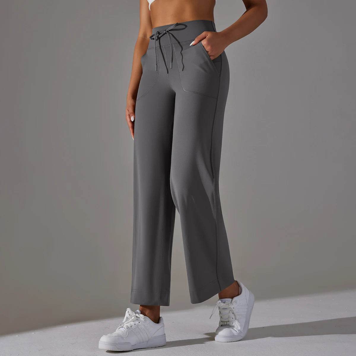 Hamidou Women's High Waist Flare Leggings with Pockets – Yoga & Fitness - Buy Center US