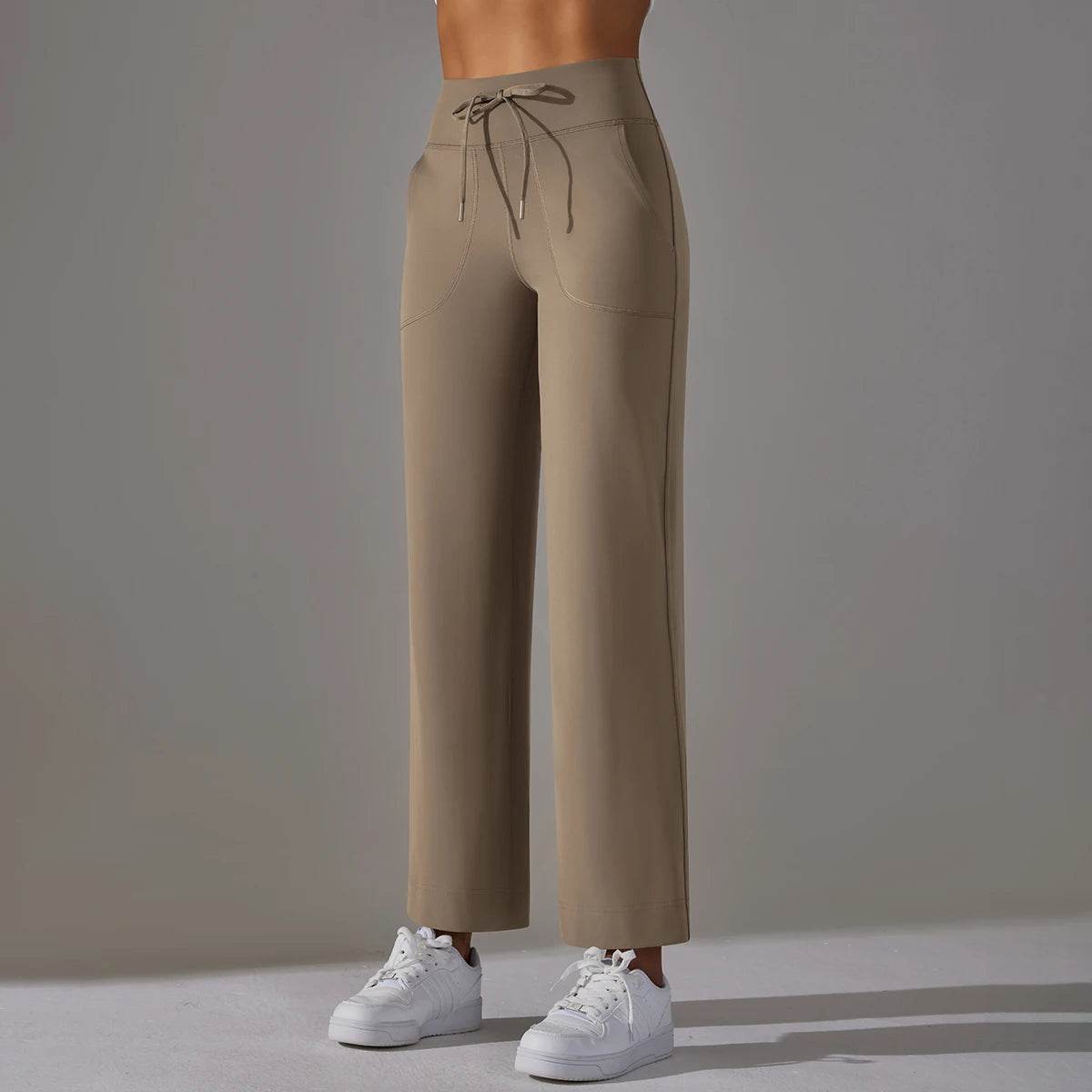 Hamidou Women's High Waist Flare Leggings with Pockets – Yoga & Fitness - Buy Center US