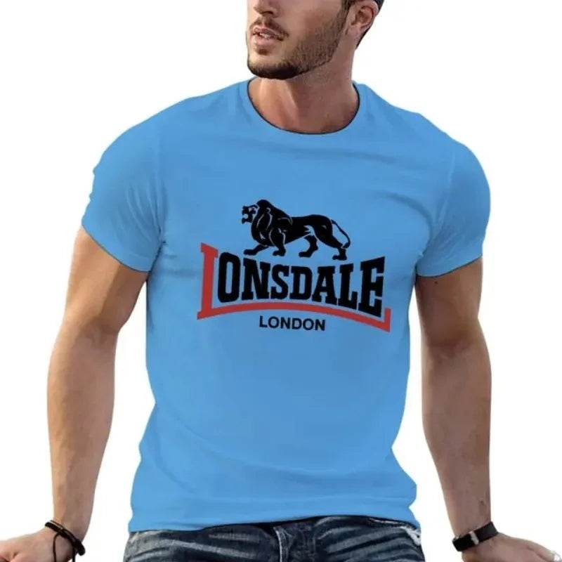 Summer 3D Lion Print T-Shirt for Men - Casual Loose O-Neck Tee - Buy Center US