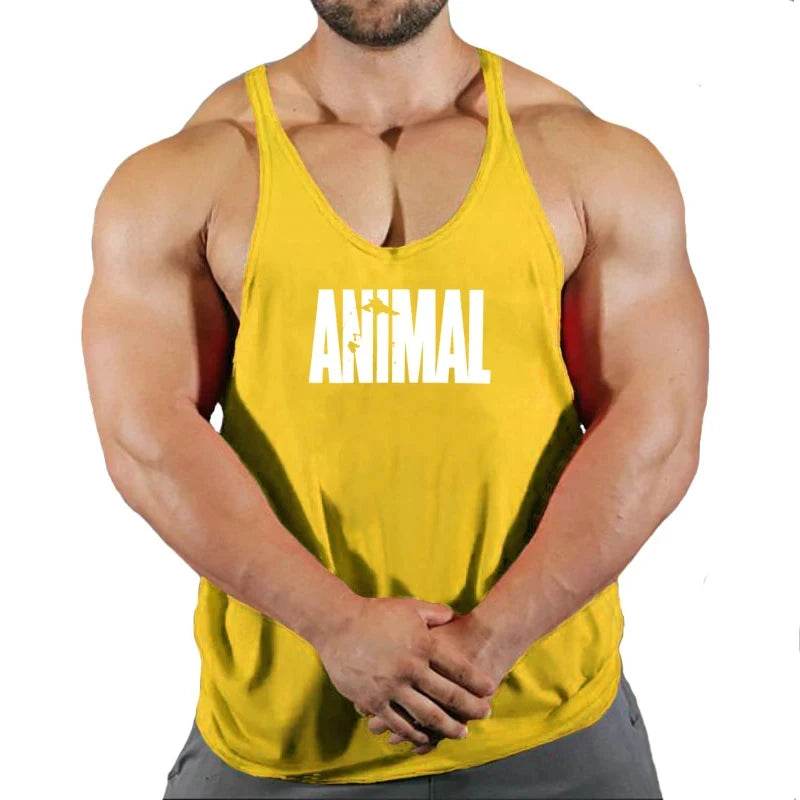 Men’s Fitness Stringer Vest - Casual Muscle Tank Top for Bodybuilding - Buy Center US