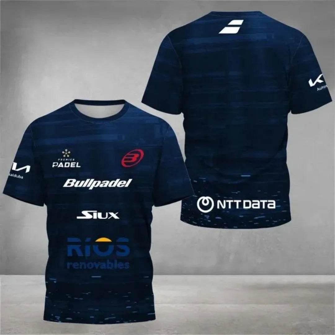 2025 Men's 3D Printed Tennis T-Shirt - Breathable, Quick Dry Design - Buy Center US