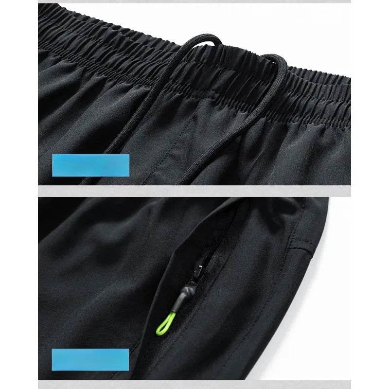Simplicity Summer Ice Silk Pants & Polo Set - Casual Men's Drawstring - Buy Center US