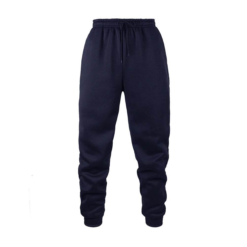 Men's Casual Jogging Pants - Solid Color Fitness Sweatpants for Home - Buy Center US
