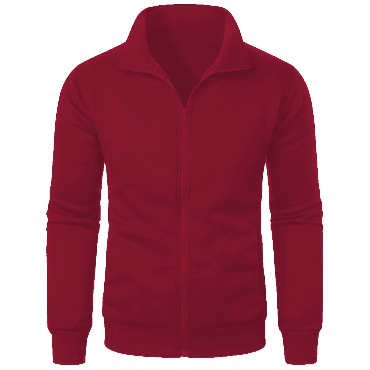 MRMT Men's Stand-Up Collar Jacket - Casual Hoodless Zipper Coat - Buy Center US