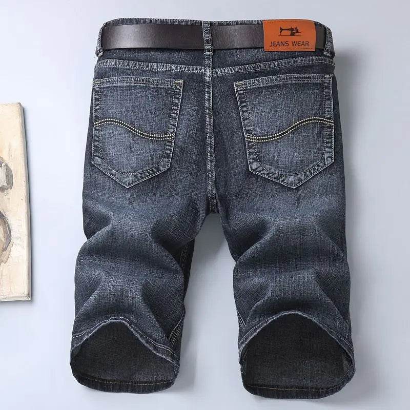 2025 Men's Slim Fit Jeans - Stylish Blue Summer Shorts for Casual Wear - Buy Center US