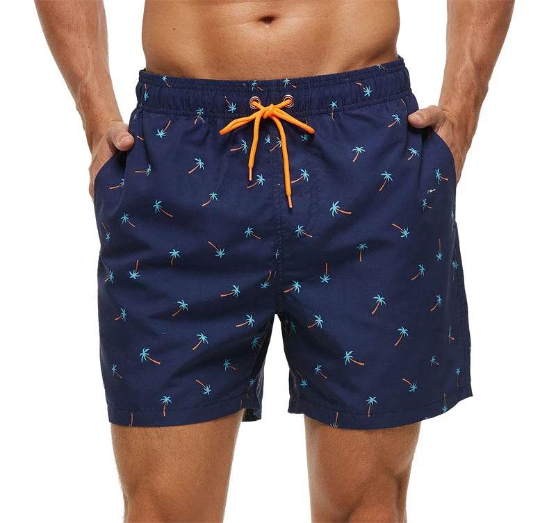 Trendy 3D Pineapple Print Beach Shorts - Surf Board Trunks for Men & Women - Buy Center US