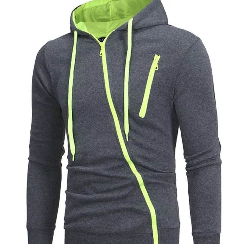 DMTM Men's Casual Hooded Jacket - High Quality Zipper Design for Sports - Buy Center US