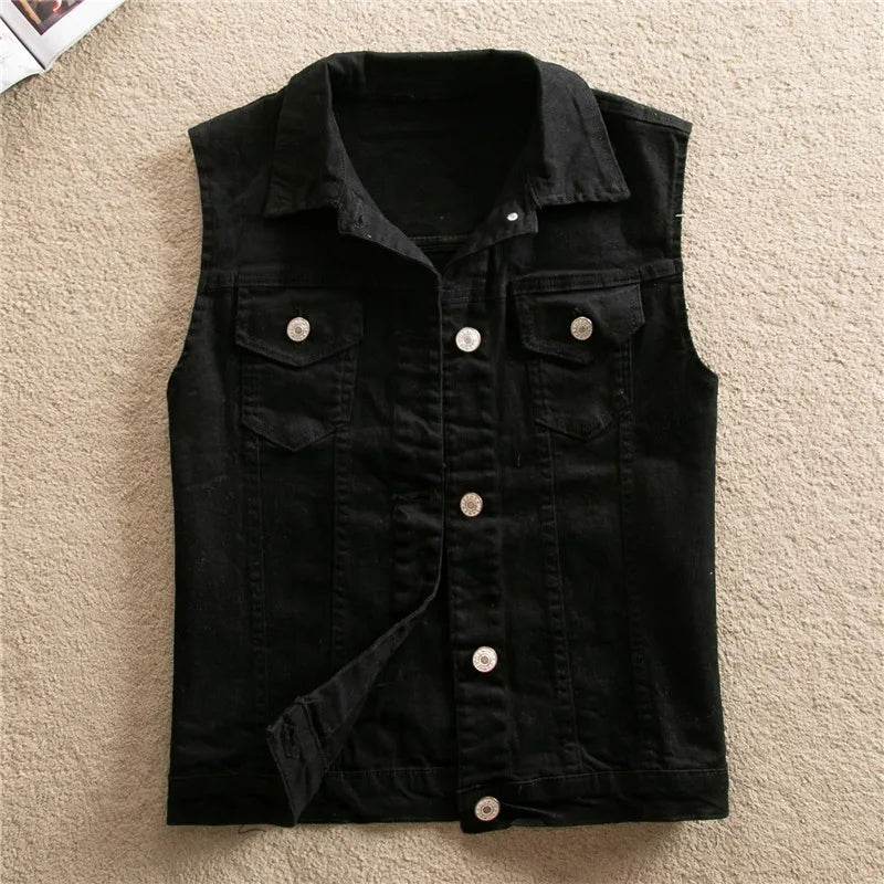 LDMSL Women's Sleeveless Denim Vest - Casual Spring Summer Top - Buy Center US