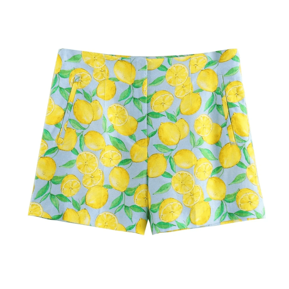 UNIZERA Spring Women's Linen Top & Shorts Set - Slim Fit Floral Design - Buy Center US