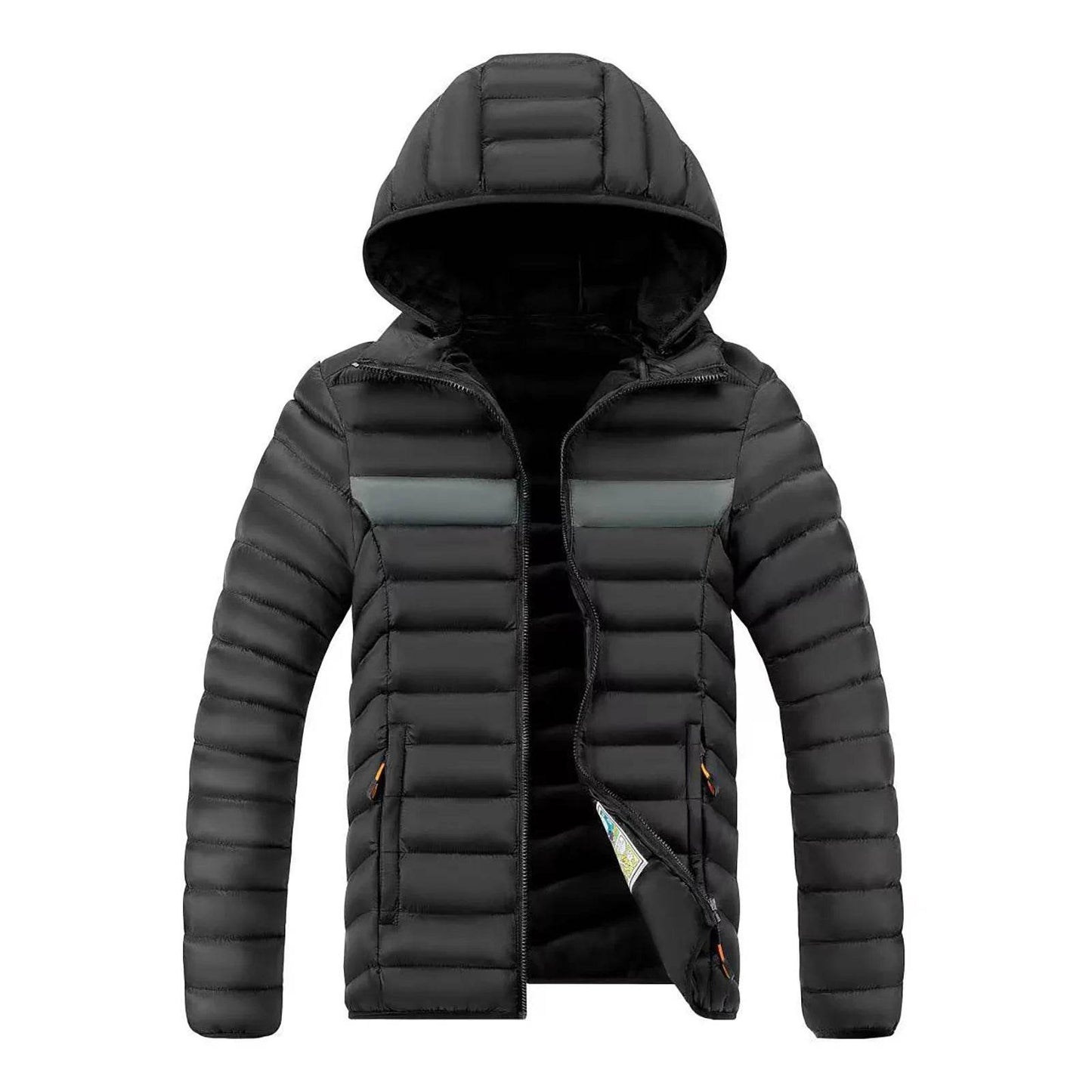 Men's Windproof Hiking Jacket - Warm Hooded Thermal Winter Coat - Buy Center US