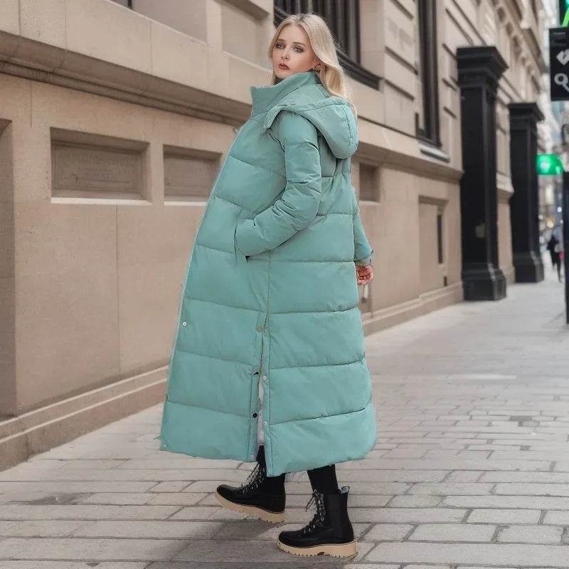 2024 Winter Women’s Hooded Parka Coat - Thick Slim-Fit Style - Buy Center US