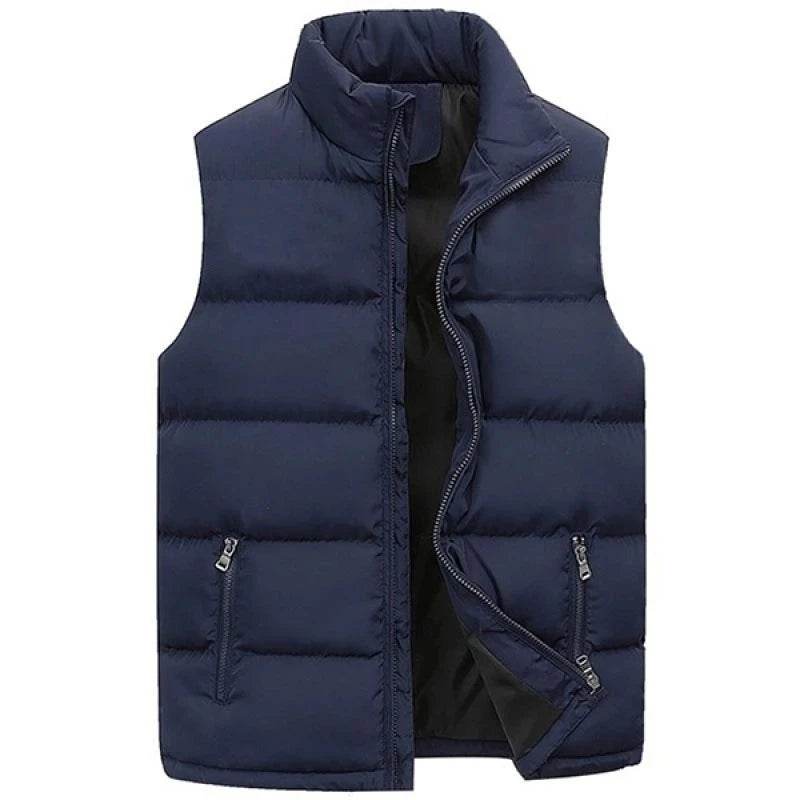 Aiwetin Men's Sleeveless Jacket - Warm Casual Vest for Autumn & Winter - Buy Center US