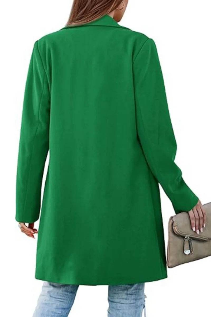 RVHSWDS Women's Double-Breasted Wool Blend Winter Coat - Long Outerwear - Buy Center US