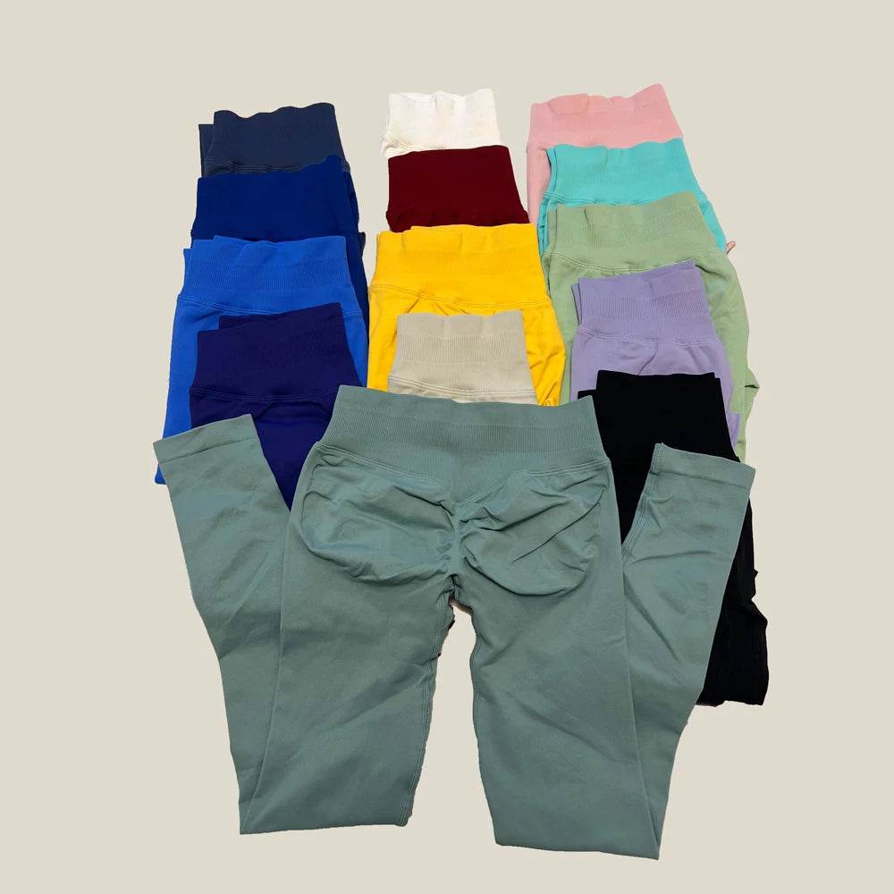 Yomoriee Seamless Sports Leggings - Squat Proof Yoga Pants for Women - Buy Center US