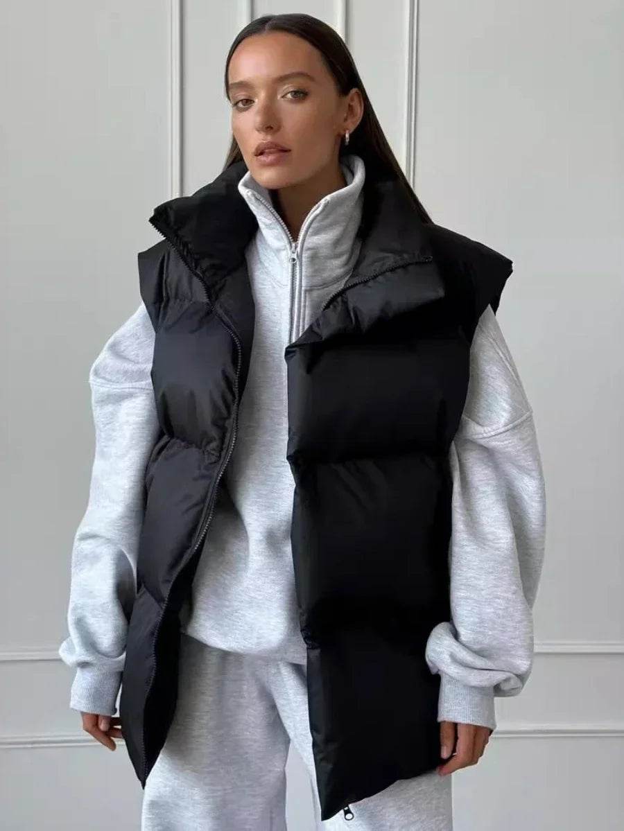 Wolfeel Women's Thicken Cotton Vest Jacket - Casual Winter Parka - Buy Center US