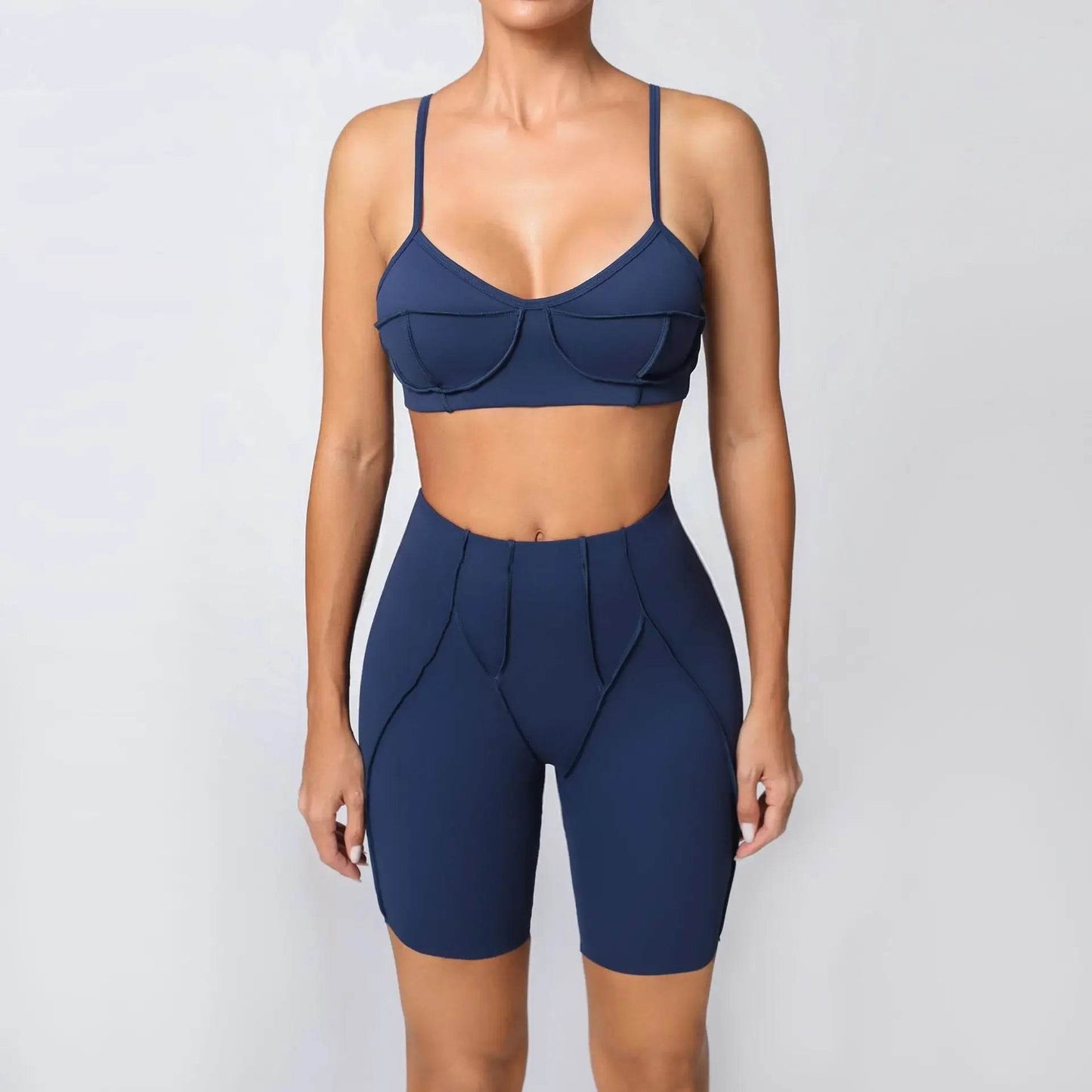XPSAEG Women's Yoga Outfit Set - Sports Bra & Biker Shorts 2025 - Buy Center US