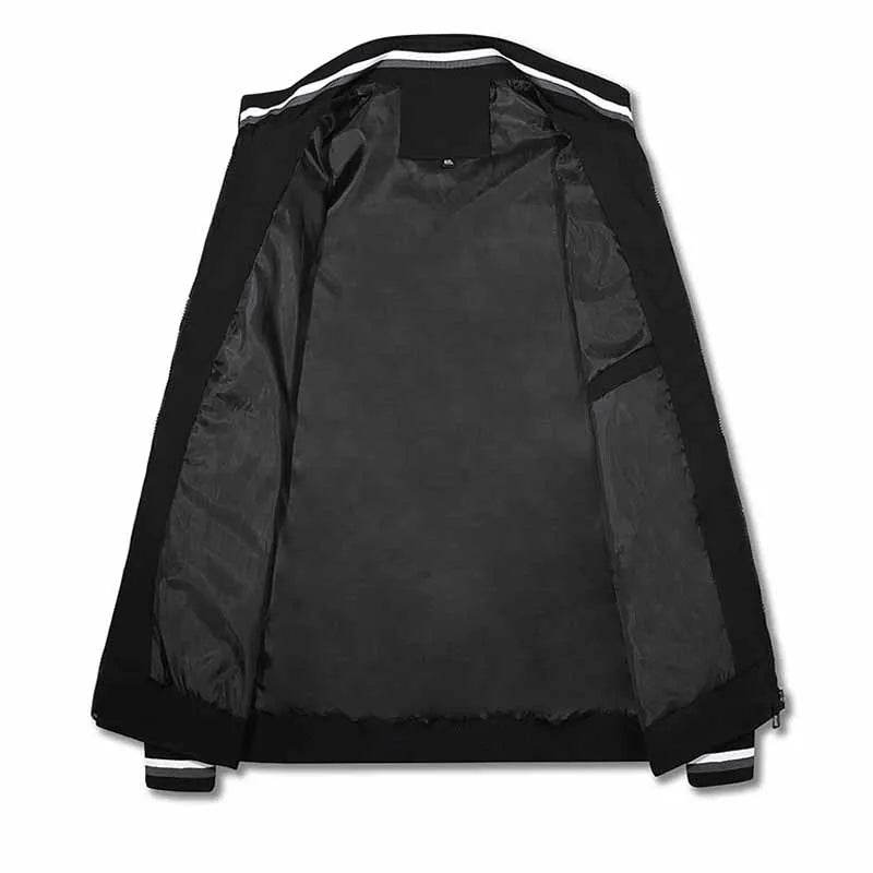 ZHANLINWU Men's Bomber Jacket - Casual Zipper Coat for Outdoor Sports - Buy Center US