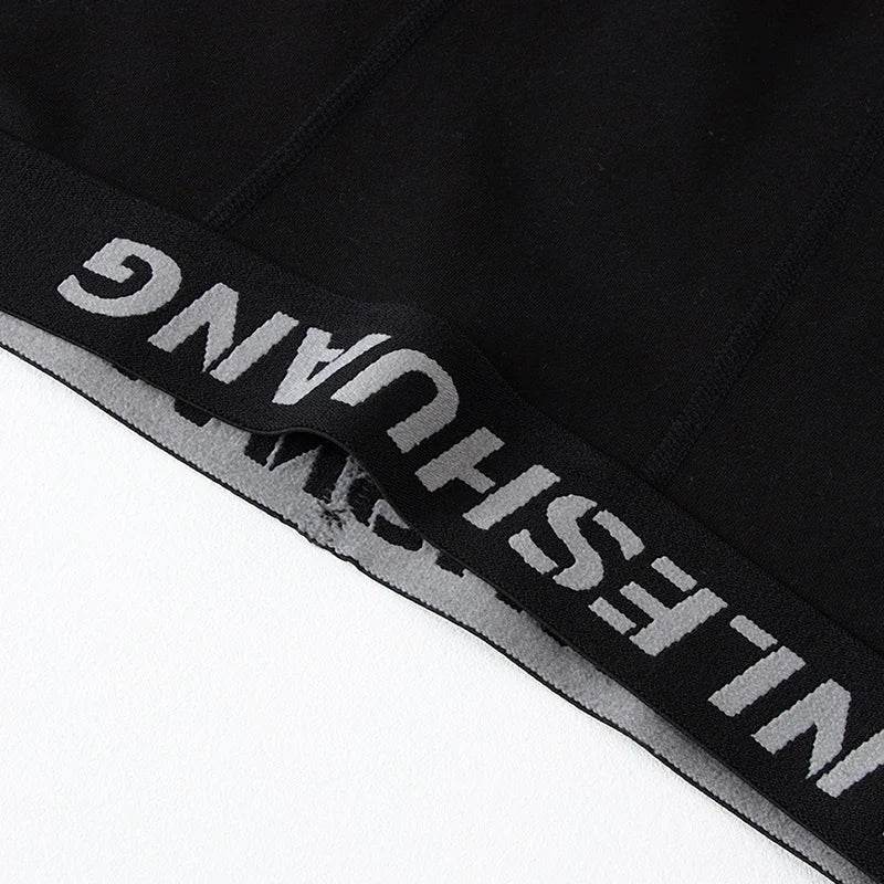 Men's Long Cycling Boxer Shorts - Comfortable Fitness Underwear for Training - Buy Center US