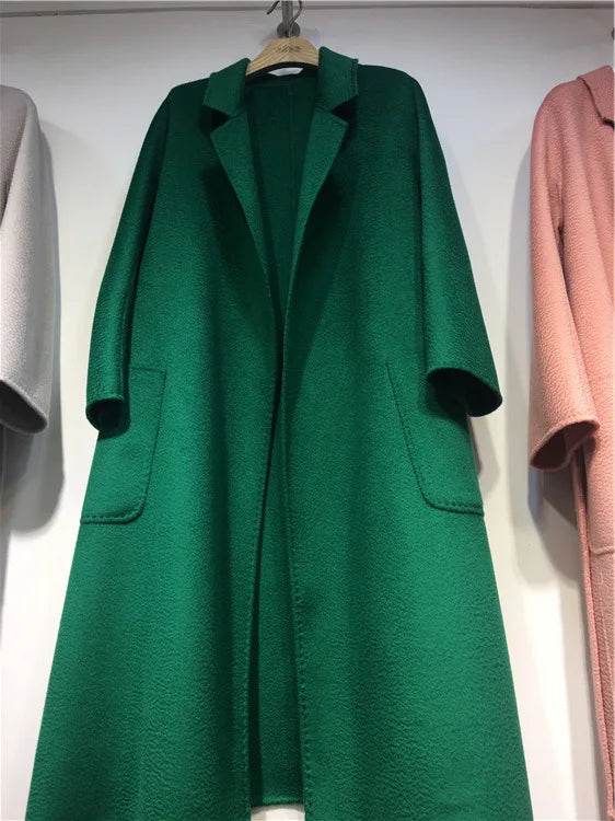 RosEvans Handmade Wool Coat - Double-Sided, Casual Style for Women - Buy Center US